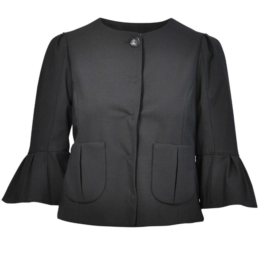 Fendi Ruffle Sleeve Jacket - Picture 1 of 8